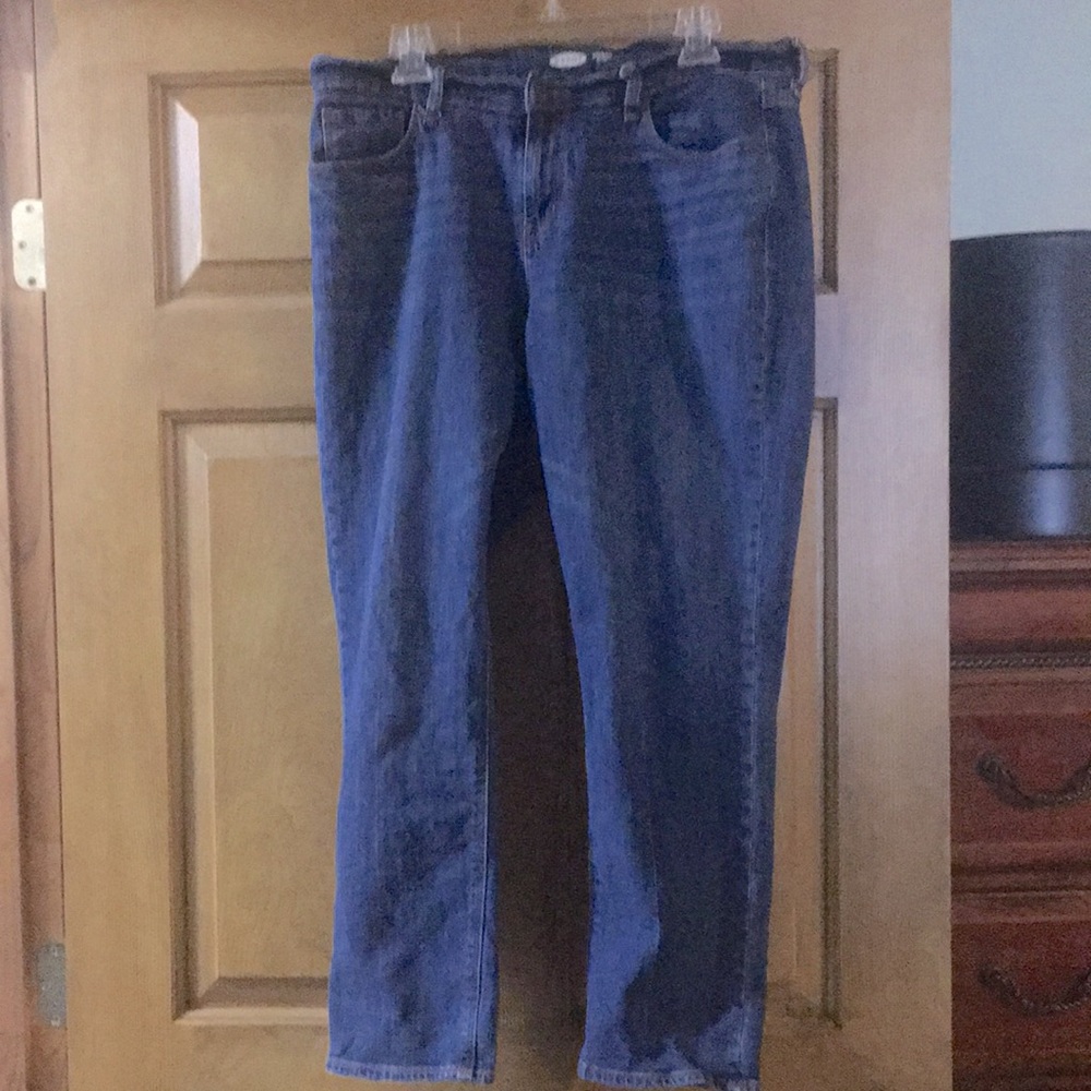 Old Navy boyfriend jeans, like new, size 12